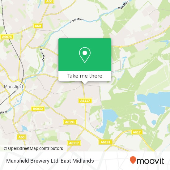 Mansfield Brewery Ltd map