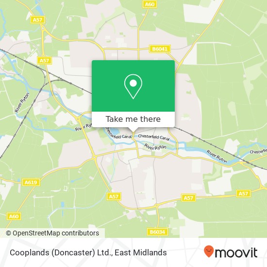 Cooplands (Doncaster) Ltd. map