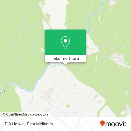 P O Holwell map