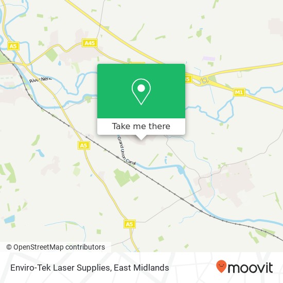 Enviro-Tek Laser Supplies map