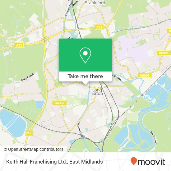 Keith Hall Franchising Ltd. map