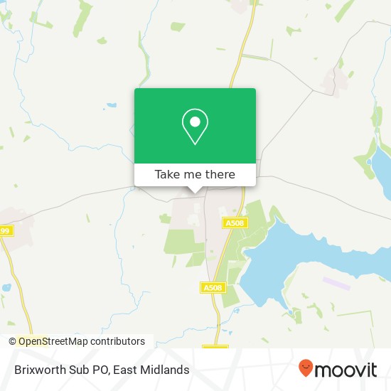 Brixworth Sub PO map