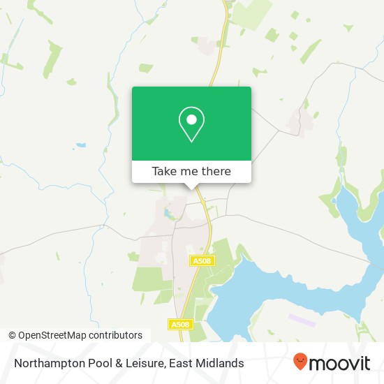 Northampton Pool & Leisure map