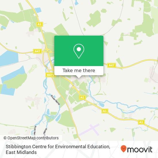 Stibbington Centre for Environmental Education map