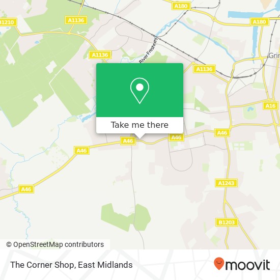 The Corner Shop map