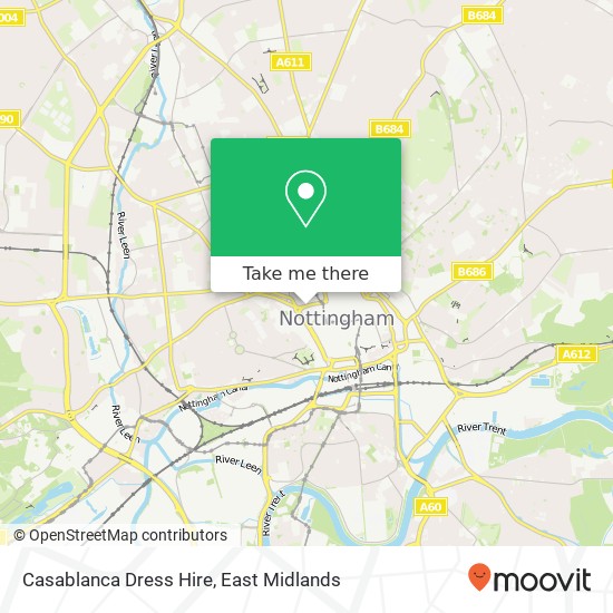 Casablanca Dress Hire map