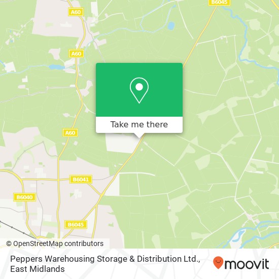 Peppers Warehousing Storage & Distribution Ltd. map