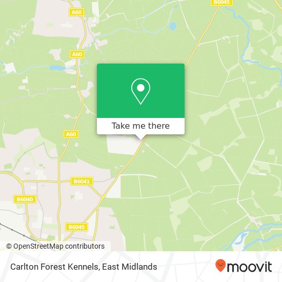 Carlton Forest Kennels map