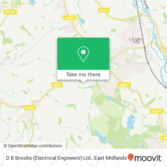 D B Brooks (Electrical Engineers) Ltd. map