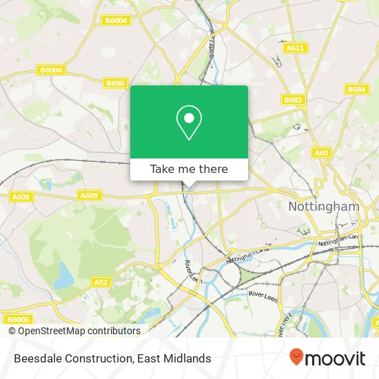 Beesdale Construction map