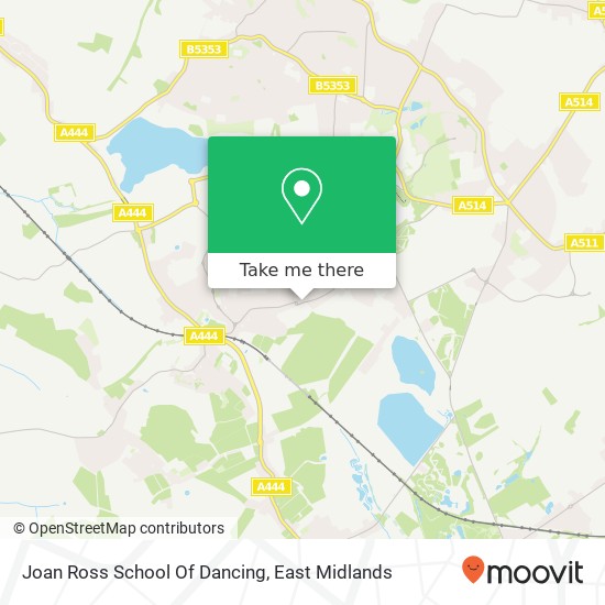 Joan Ross School Of Dancing map