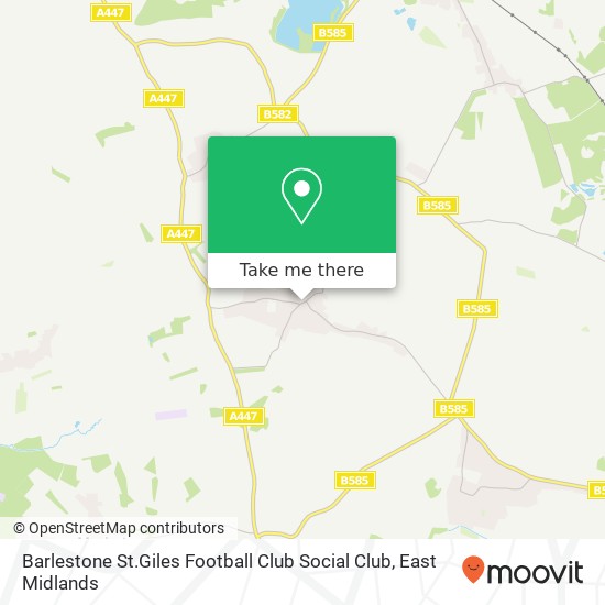 Barlestone St.Giles Football Club Social Club map