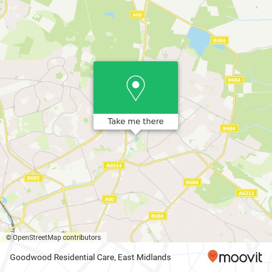 Goodwood Residential Care map