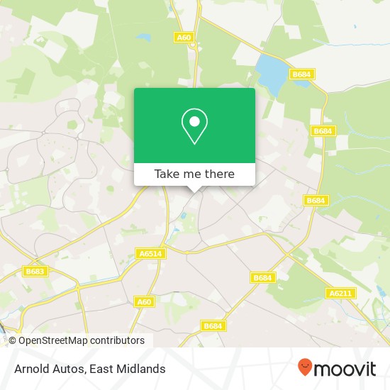 Arnold Autos map