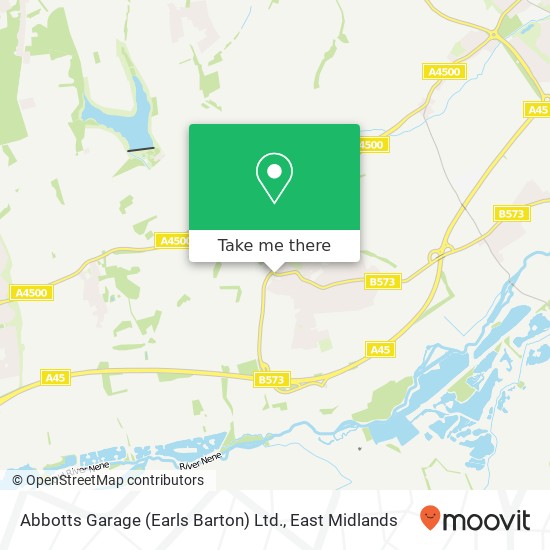 Abbotts Garage (Earls Barton) Ltd. map