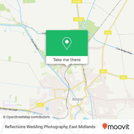 Reflections Wedding Photography map