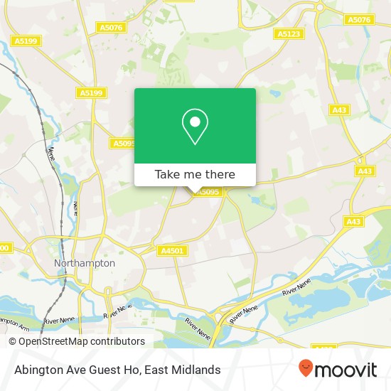 Abington Ave Guest Ho map