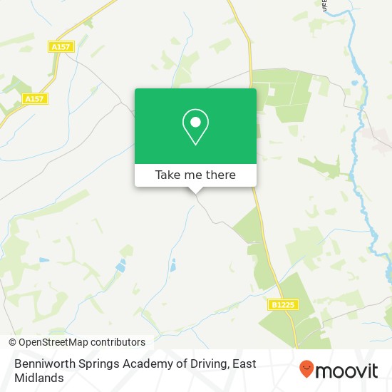 Benniworth Springs Academy of Driving map