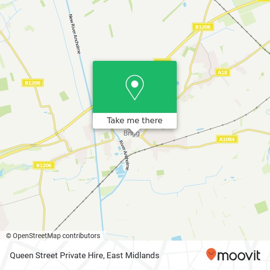 Queen Street Private Hire map