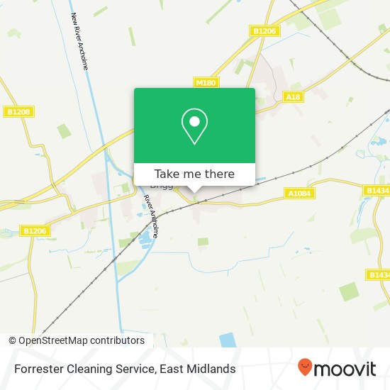 Forrester Cleaning Service map