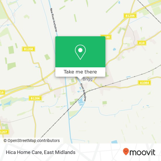Hica Home Care map