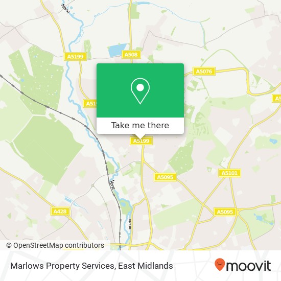 Marlows Property Services map