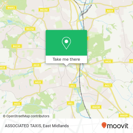 ASSOCIATED TAXIS map