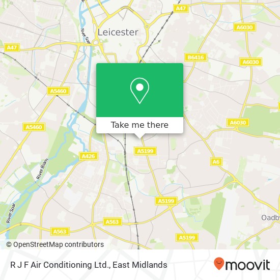 R J F Air Conditioning Ltd. map