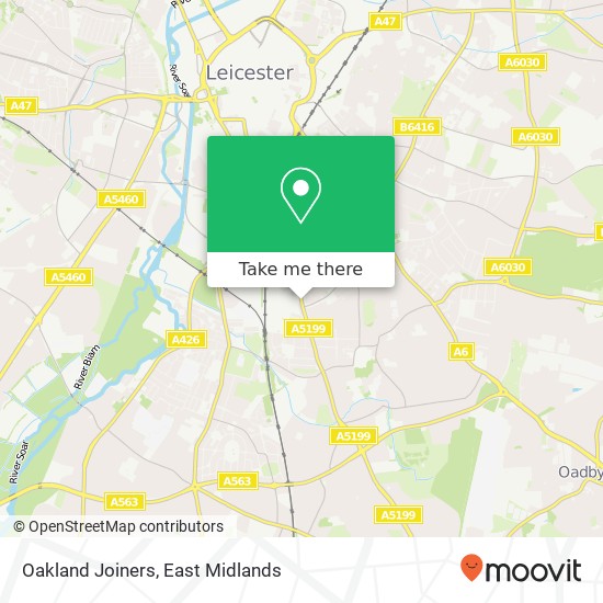 Oakland Joiners map