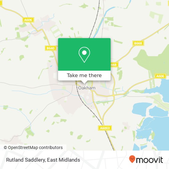 Rutland Saddlery map