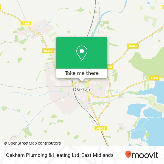 Oakham Plumbing & Heating Ltd map