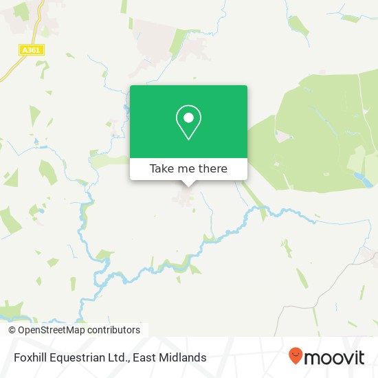 Foxhill Equestrian Ltd. map