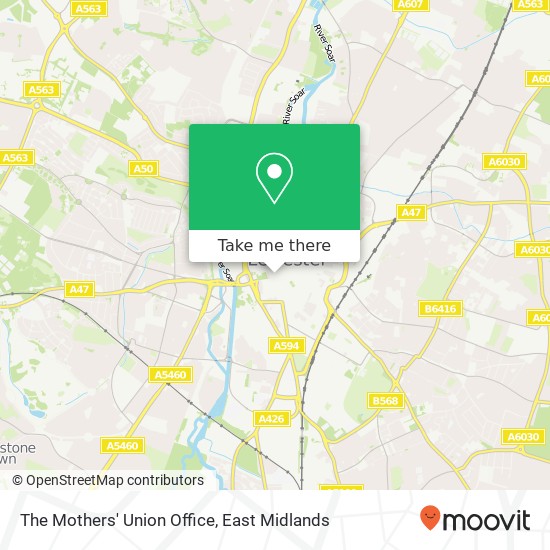 The Mothers' Union Office map