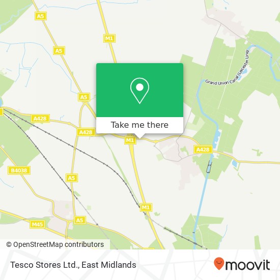 Tesco Stores Ltd. map