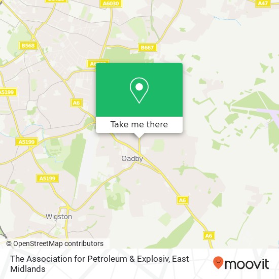 The Association for Petroleum & Explosiv map