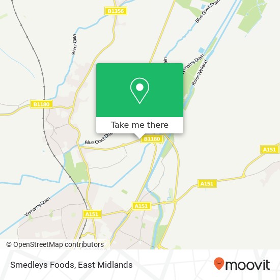 Smedleys Foods map