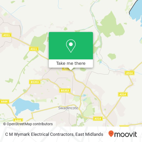 C M Wymark Electrical Contractors map