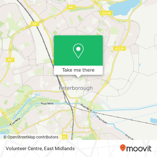 Volunteer Centre map