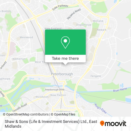 Shaw & Sons (Life & Investment Services) Ltd. map
