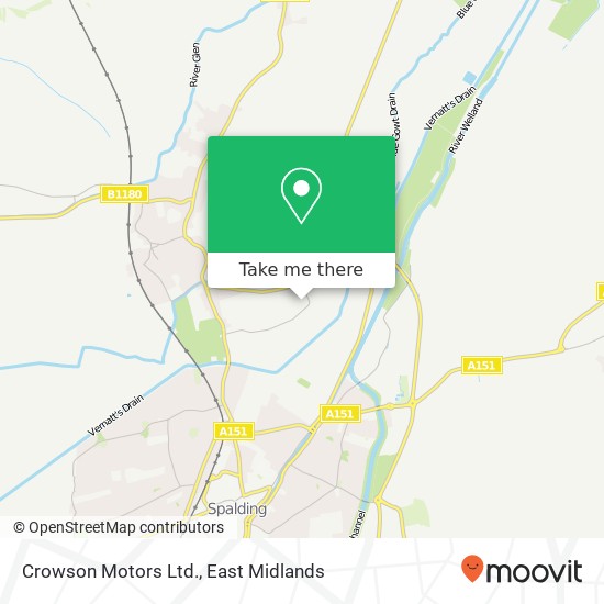 Crowson Motors Ltd. map