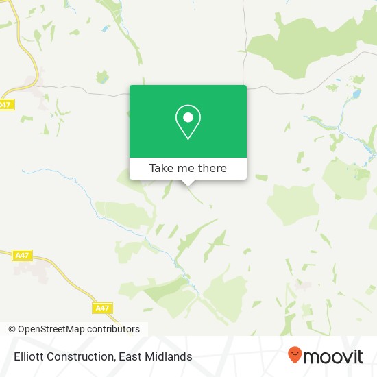 Elliott Construction map