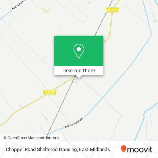 Chappel Road Sheltered Housing map
