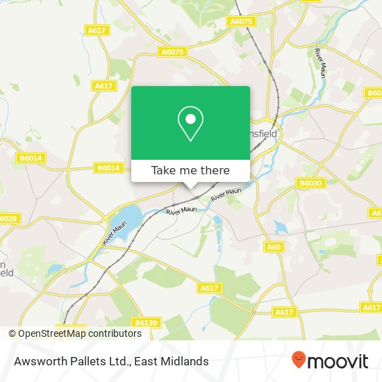 Awsworth Pallets Ltd. map