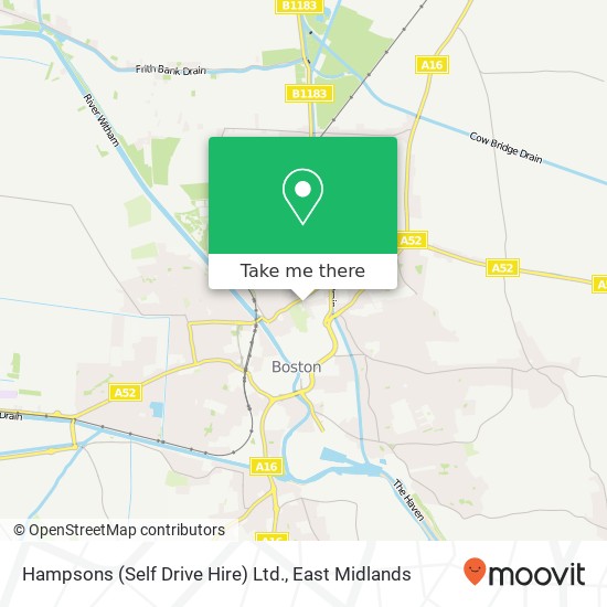 Hampsons (Self Drive Hire) Ltd. map