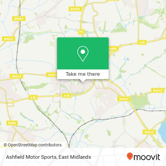 Ashfield Motor Sports map