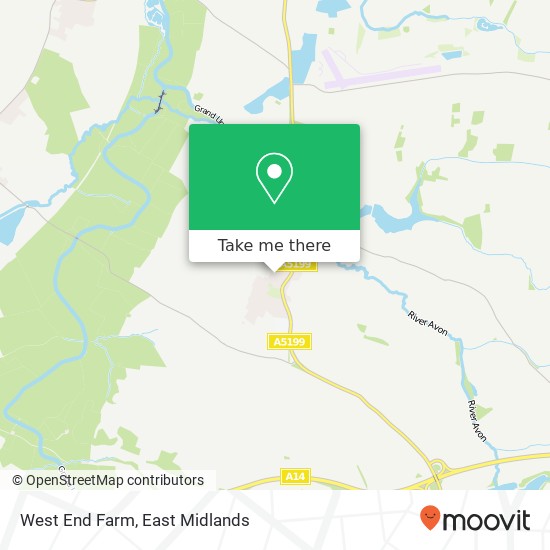 West End Farm map