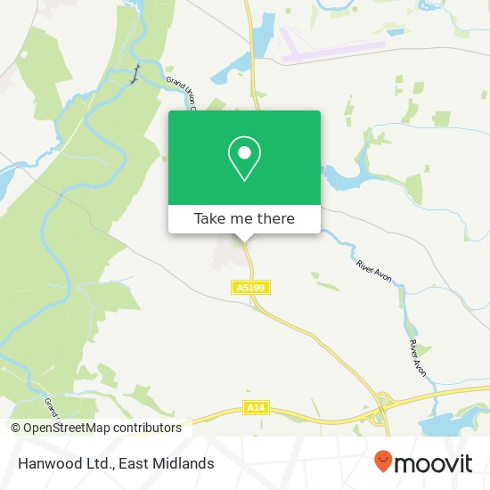 Hanwood Ltd. map