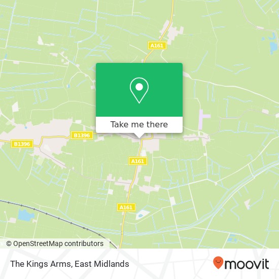 The Kings Arms map