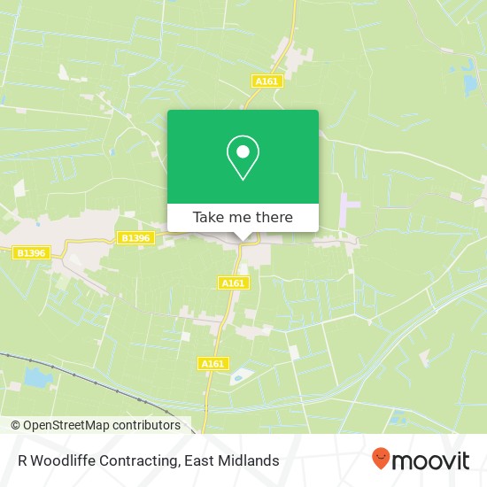 R Woodliffe Contracting map