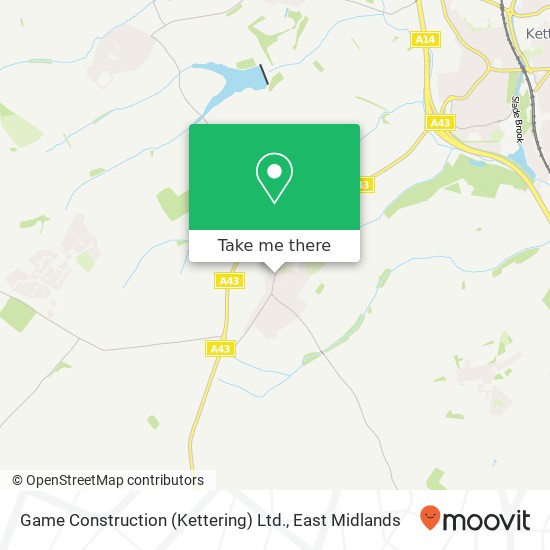 Game Construction (Kettering) Ltd. map